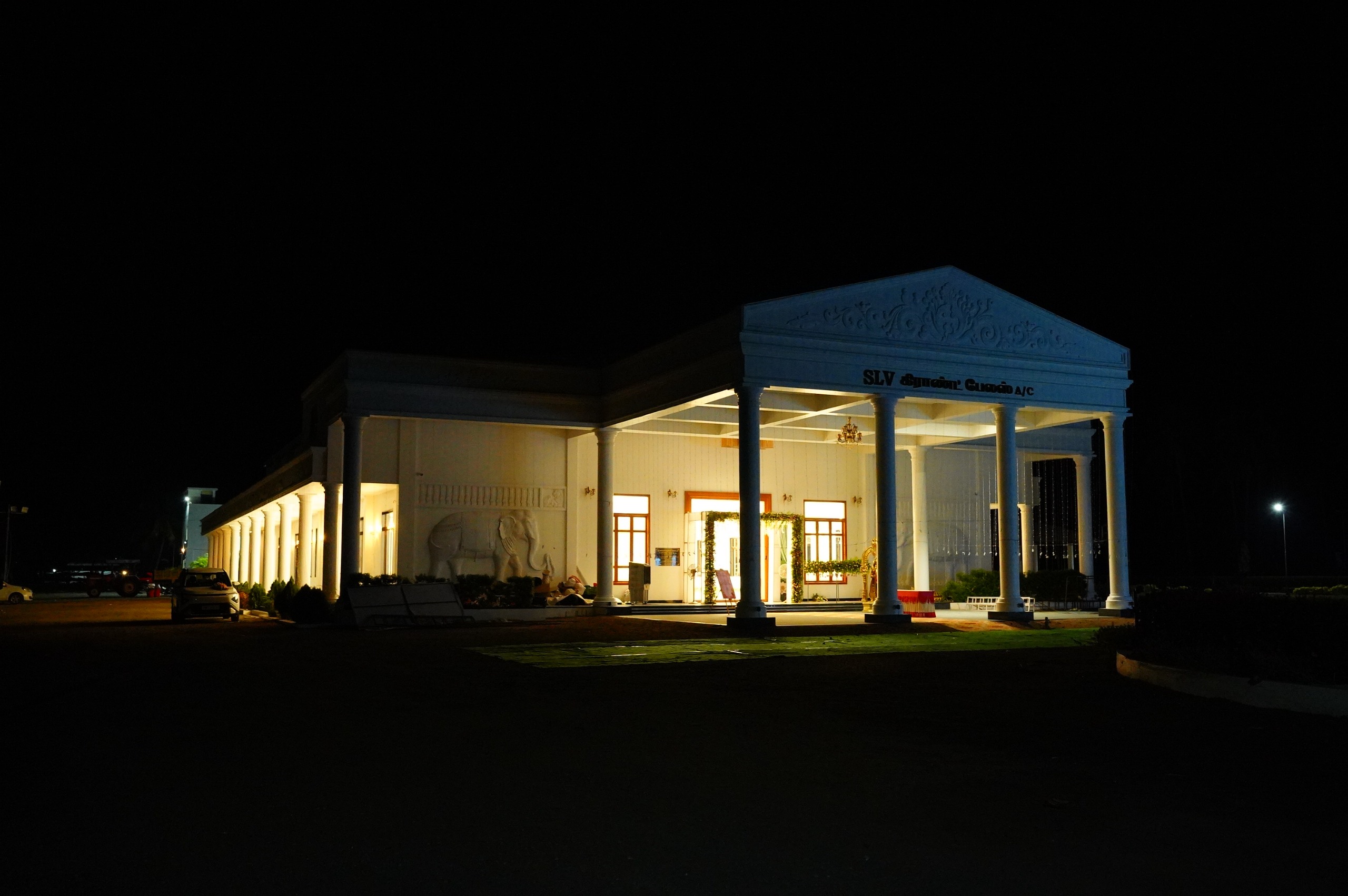 SLV outdoor night view